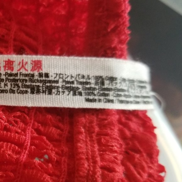 Free People Red Hot flower bra-let size Small - Picture 7 of 7